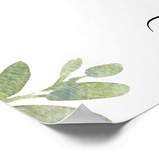 Pompoendrive op Baby shower Welkomstbord Poster (Hoek)