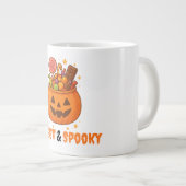 Pompoenemmer Vol Zoet - Halloween Grote Koffiekop (Voorkant rechts)