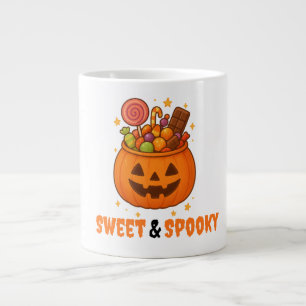Pompoenemmer Vol Zoet - Halloween Grote Koffiekop