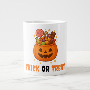 Pompoenemmer Vol Zoet - Halloween Grote Koffiekop