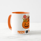 Pompoenemmer Vol Zoet - Halloween Mok (Voorkant links)