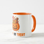 Pompoenemmer Vol Zoet - Halloween Mok (Voorkant rechts)