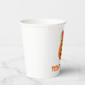 Pompoenemmer Vol Zoet - Halloween Papieren Bekers (Rechts)