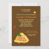 Pompoenen 5x7 Herfst najaar Baby shower uitnodigin Kaart (Voorkant)