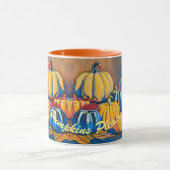 Pompoenen alsjeblieft Herfst Kleuren Thuis Accent Mok (Midden)