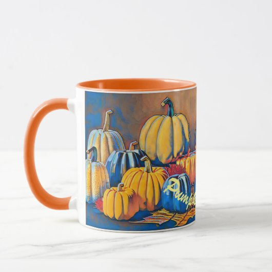 Pompoenen alsjeblieft Herfst Kleuren Thuis Accent  Mok (Links)