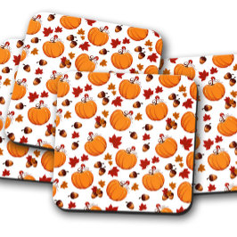 Pompoenen | Autumn Cork Drink Onderzetter