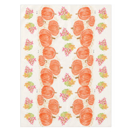 Pompoenen Autumn Leaves Waterverf Handgeschilderd Tafelkleed