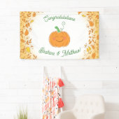 Pompoenen Baby shower Cute Herfst Spandoek (Insitu)