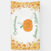Pompoenen Baby shower Cute Herfst Spandoek (Verticaal)