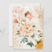 Pompoenen baby shower een beetje pompoen is onderw kaart (Achterkant)