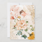 Pompoenen baby shower een beetje pompoen is onderw kaart (Achterkant)