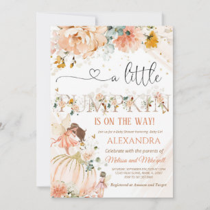 Pompoenen baby shower een beetje pompoen is onderw kaart