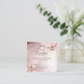 Pompoenen Baby shower Raad Snoepjes in Jar Game En Informatiekaartje (Staand voorkant)