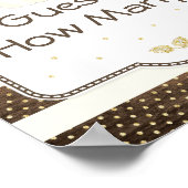 Pompoenen Baby shower raden hoeveel spel er op hou Poster (Hoek)