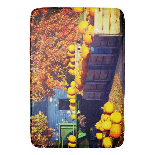 Pompoenen Badmat (Voorkant Verticaal)