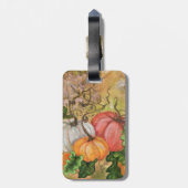 Pompoenen Bagagelabel (Achterkant verticaal)