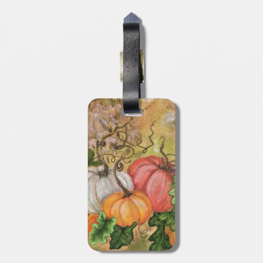 Pompoenen Bagagelabel (Achterkant verticaal)