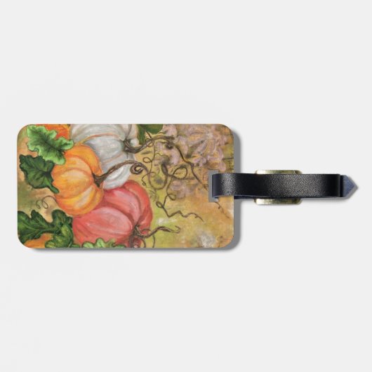 Pompoenen Bagagelabel (Achterkant horizontaal)