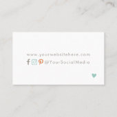 Pompoenen Bedankt voor uw bestelling Visitekaartje (Achterkant)