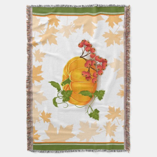 Pompoenen, bessen, bladeren, Thanksgiving van de h Deken (Voorkant Verticaal)