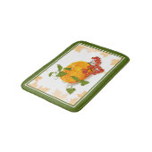 Pompoenen, bessen en bladeren Thanksgiving herfst Badmat (Gekanteld)