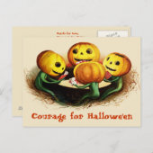 Pompoenen bij Kaarten  Halloween Briefkaart (Voorkant / Achterkant)