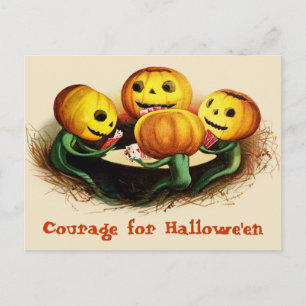 Pompoenen bij Kaarten  Halloween Briefkaart