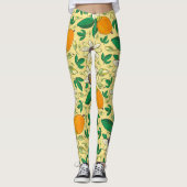 Pompoenen & bladeren: Herfst Oogst Leggings (Voorkant)