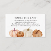 Pompoenen Boeken voor Baby insert kaart (Voorkant)