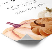 Pompoenen Boeken voor Baby Sign Poster (Hoek)