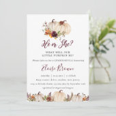 Pompoenen Bourgogne Sinaasappel Bloemen Geslacht R Kaart (Staand voorkant)