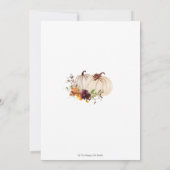 Pompoenen Bourgogne Sinaasappel Bloemen Geslacht R Kaart (Achterkant)