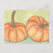 pompoenen briefkaart (Voorkant)
