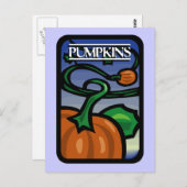 Pompoenen Briefkaart (Voorkant / Achterkant)