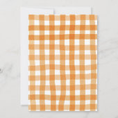 Pompoenen Brouw en Luiers Te Baby shower Herfst Kaart (Achterkant)