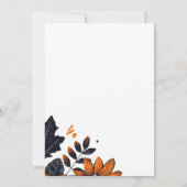  pompoenen bruiloft kaart (Achterkant)