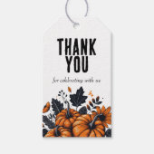  pompoenen cadeaulabel (Voorkant)