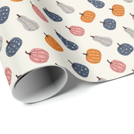 Pompoenen Cadeaupapier (Rol Hoek)