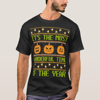 Pompoenen Candy Corn Halloween Lelijk Sweater Patr T-shirt