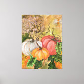 Pompoenen Canvas Print Halloween - schilderen (Voorkant)