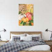 Pompoenen Canvas Print Halloween - Schilderij (Insitu (Slaapkamer))