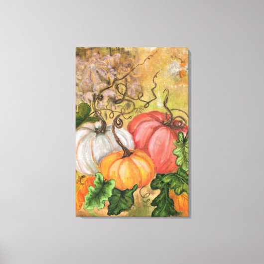 Pompoenen Canvas Print Halloween - Schilderij (Voorkant)