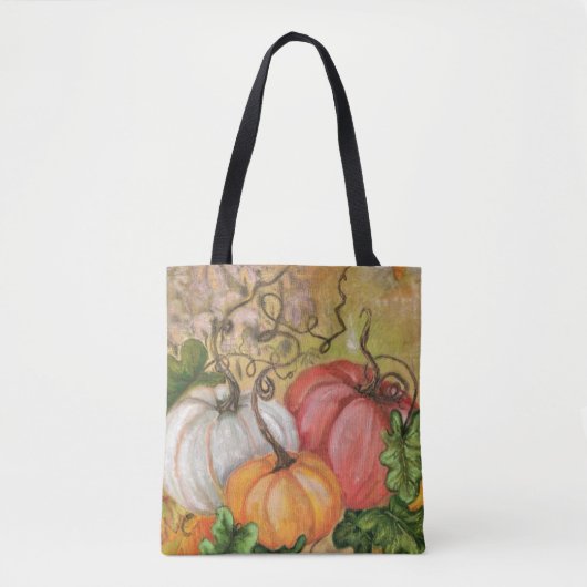 Pompoenen Canvas tas (Voorkant)