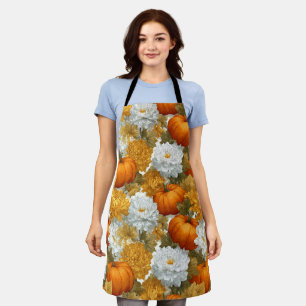 Pompoenen & Chrysanten Herfst Design Schort