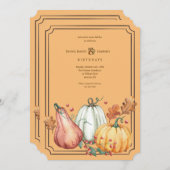 Pompoenen Drie Kaart (Voorkant / Achterkant)