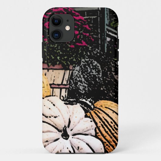 Pompoenen en Afbeelding in de herfst Case-Mate iPhone Case (Achterkant)