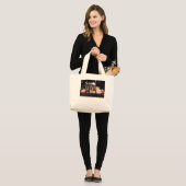 Pompoenen en Afbeelding in de herfst Grote Tote Bag (Voorkant (model))