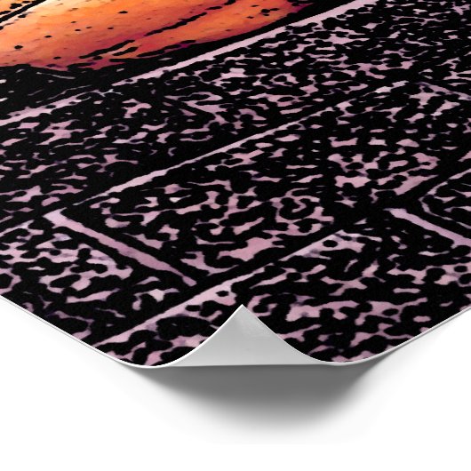 Pompoenen en Afbeelding in de herfst Poster (Hoek)