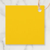 Pompoenen en bessen gele herfst Happy Thanksgiving Bedankjes Labels (Achterkant)